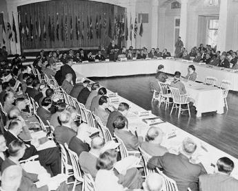 {Bretton Woods conference in 1944}