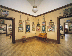 {A view inside the Barnes gallery}
