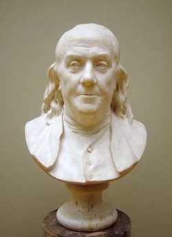 {Bust of Benjamin Franklin}