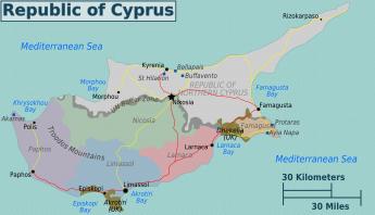 {Map of Cyprus}