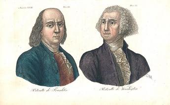 {Benjamin Franklin and George Washington}