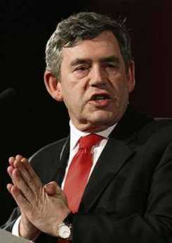 {Prime Minister Gordon Brown}